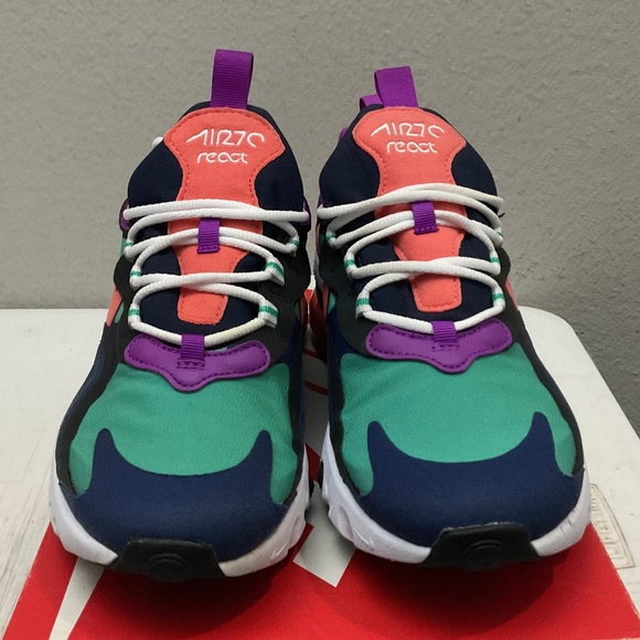 Nike air max 270 react Other - Size US 7Y / EUR 40 - NIKE AIR MAX 270 REACT (GS) - BQ0103-402 Multicolor